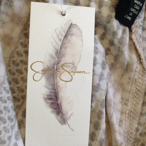 NWT Jessica Simpson XL Geometric Pattern, striped, Bohemian, Chic Style, Hippie - Picture 7 of 7